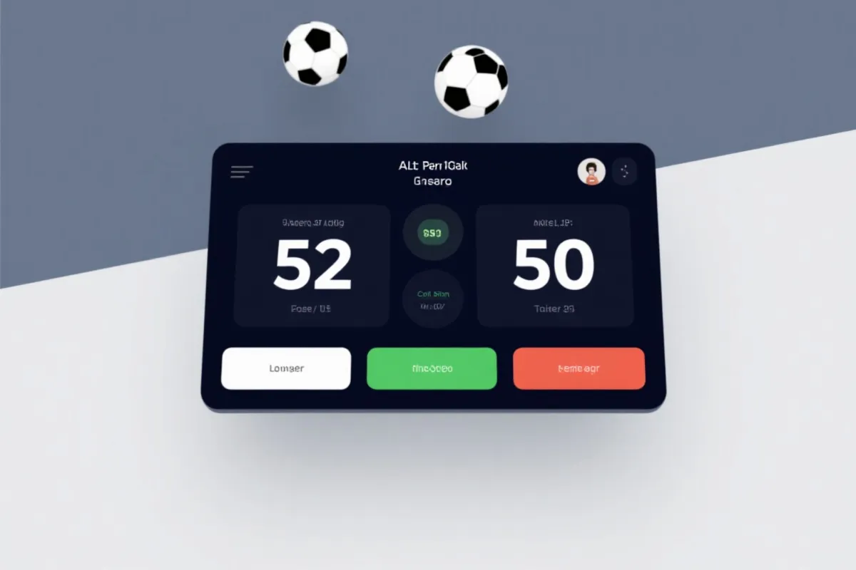 比分与数据界面示意